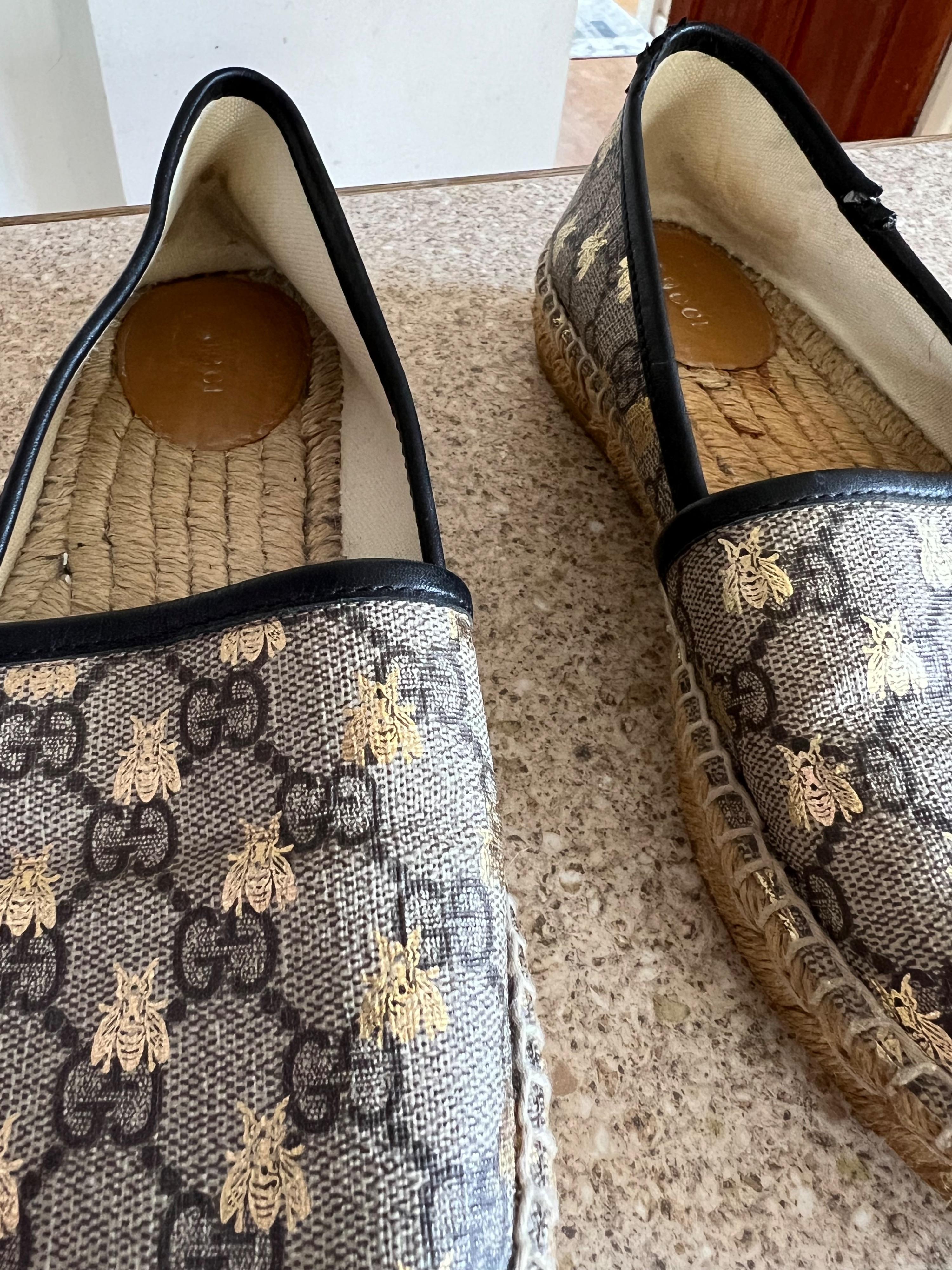 Gucci Bee Motif Espadrilles