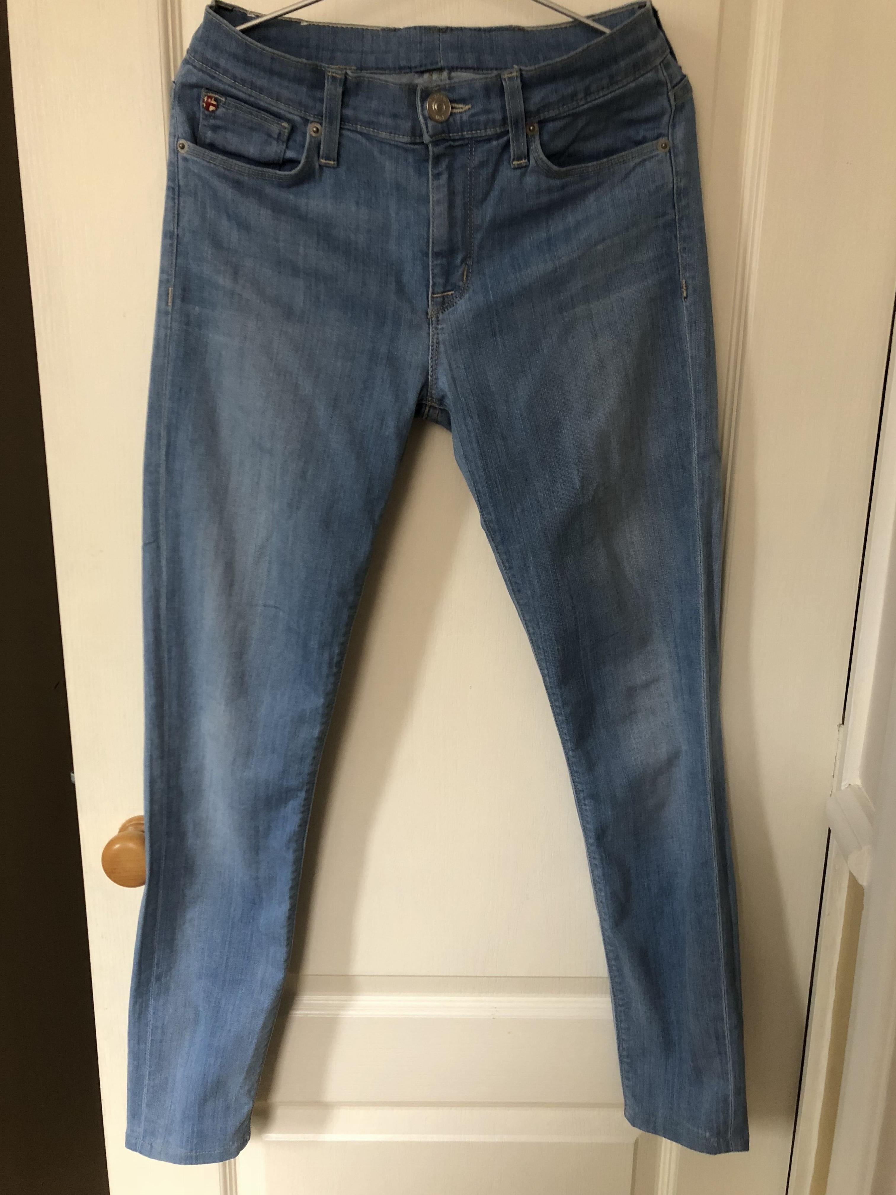 Hudson mid rise nico super skinny jeans