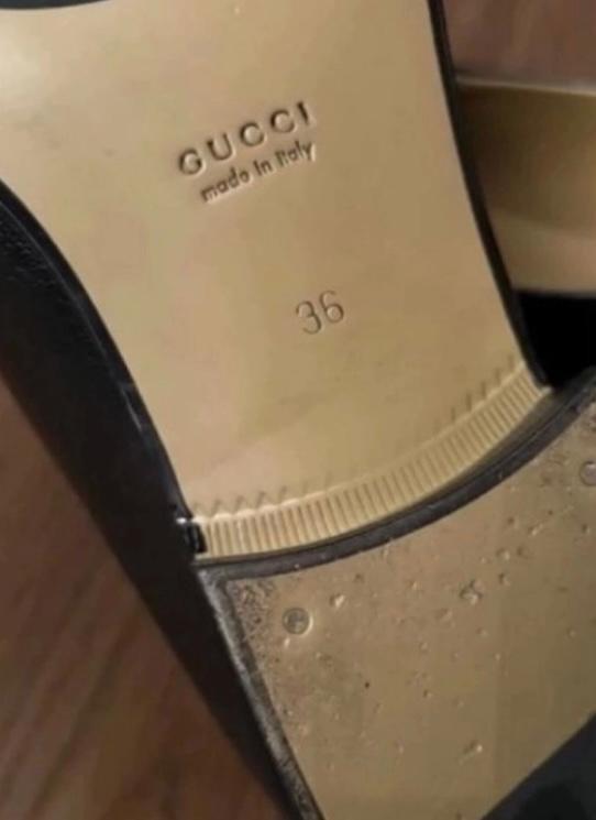 Gucci Black Leather Loafers