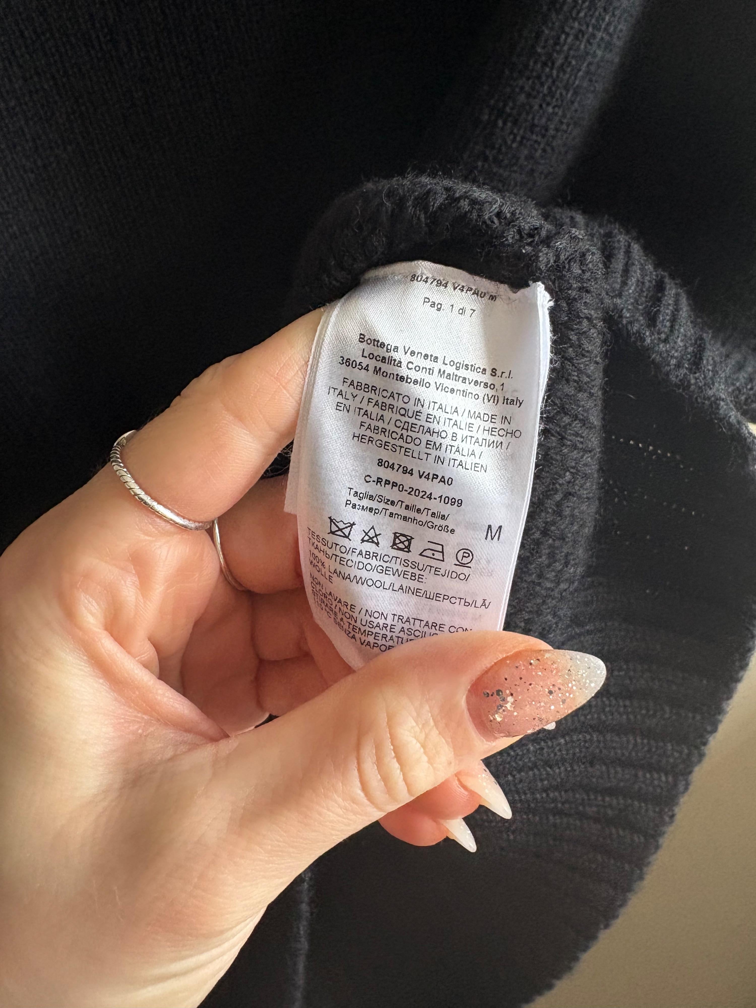 Bottega Veneta Black Knit Jumper