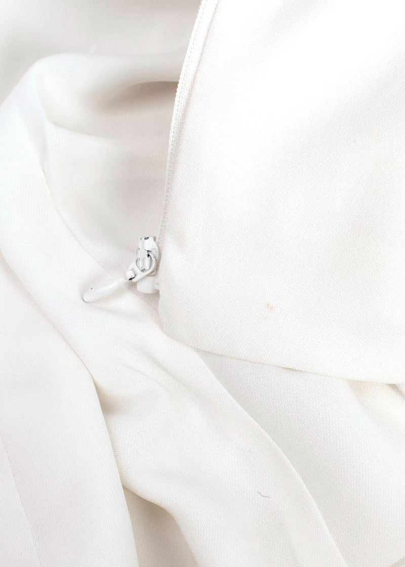 16Arlington White Long Sleeve Bow Tie Blouse