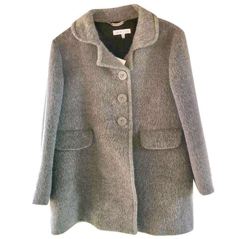 See by Chloe grey coat