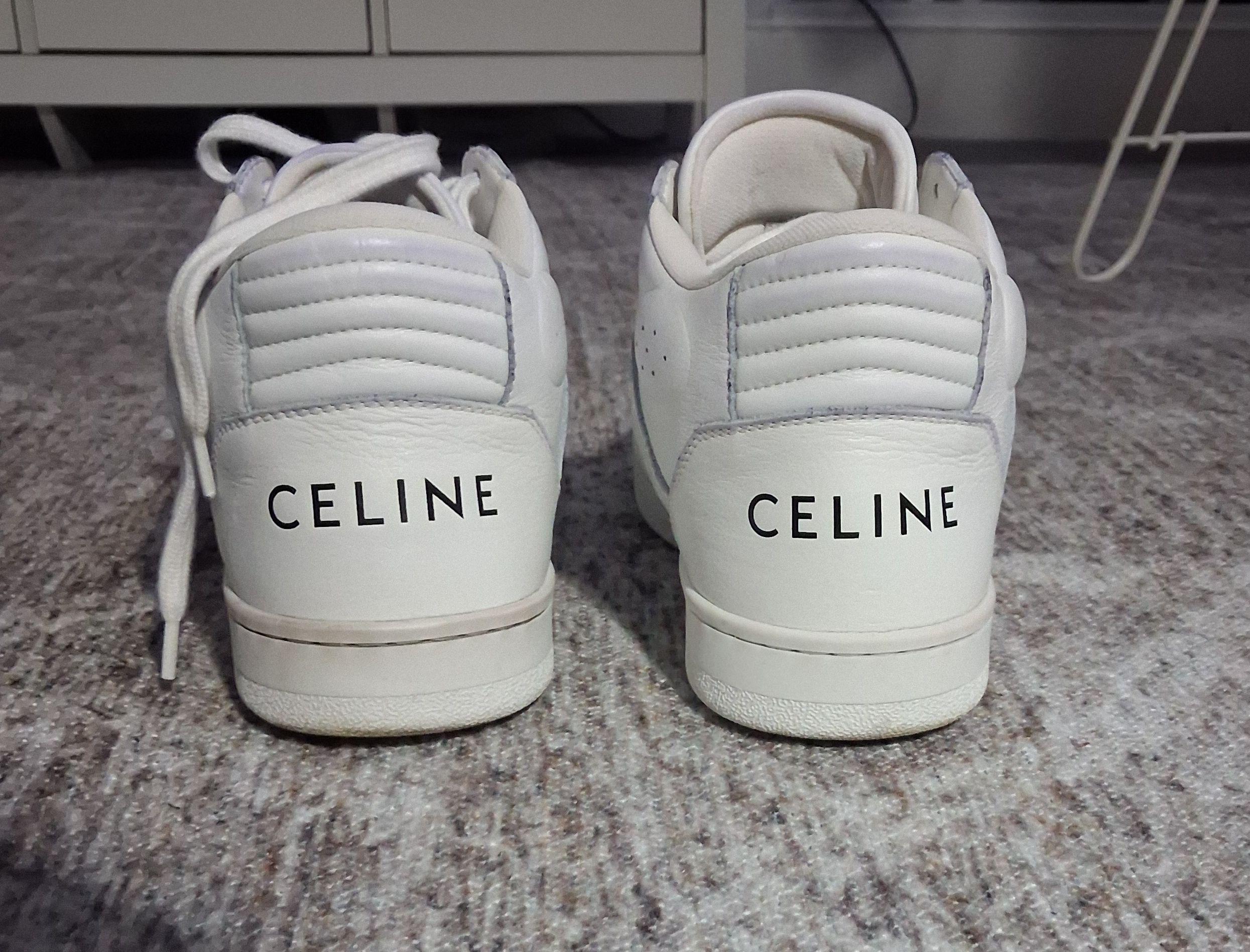 Celine  White CT-02 Mid Sneaker