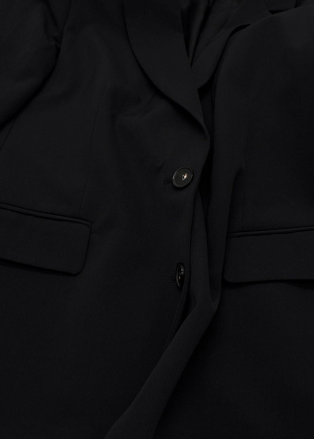 Stella McCartney Black Single Breasted Blazer
