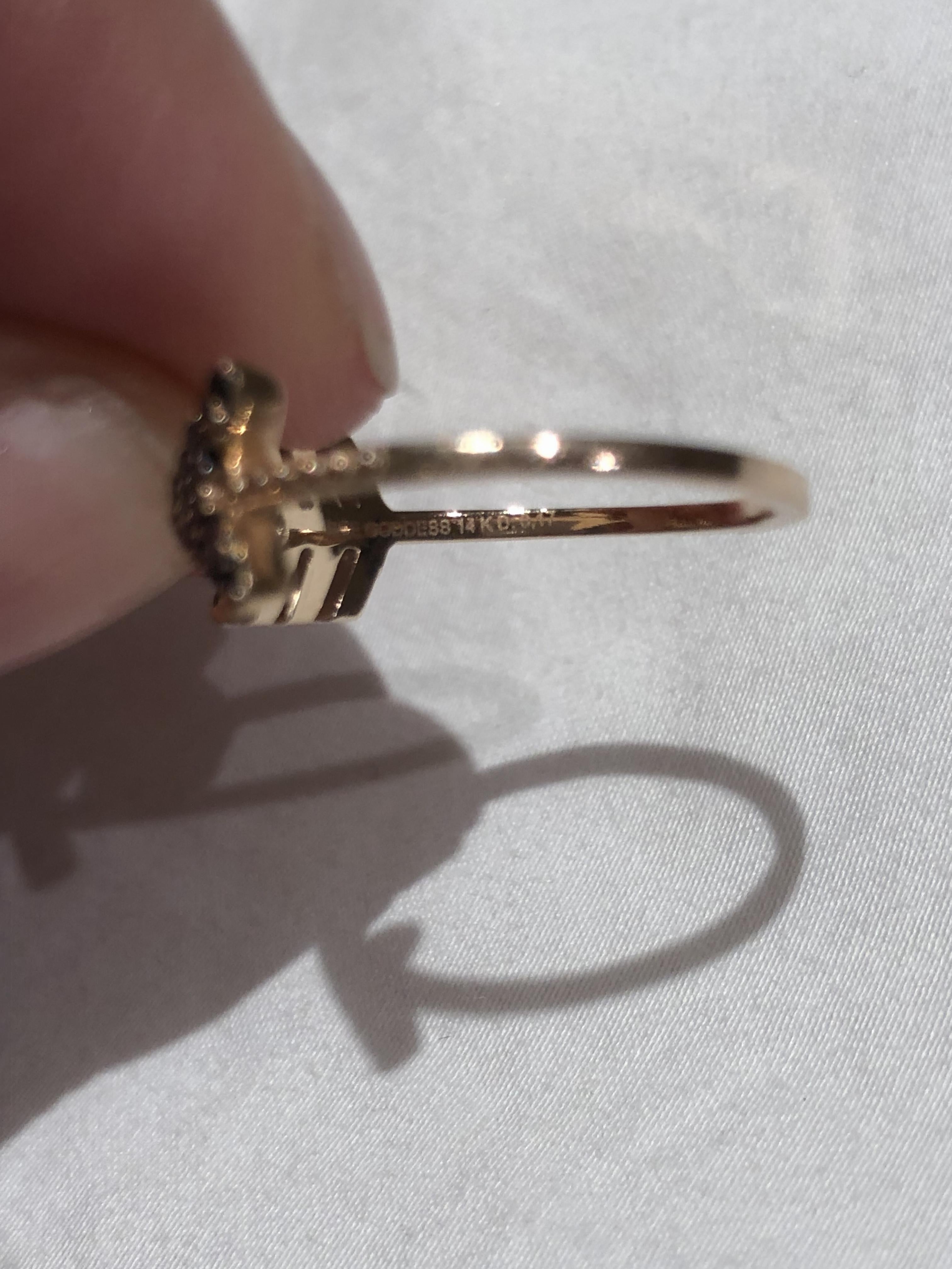Bee Goddess Black Diamond Eros Arrow Ring & Bracelet