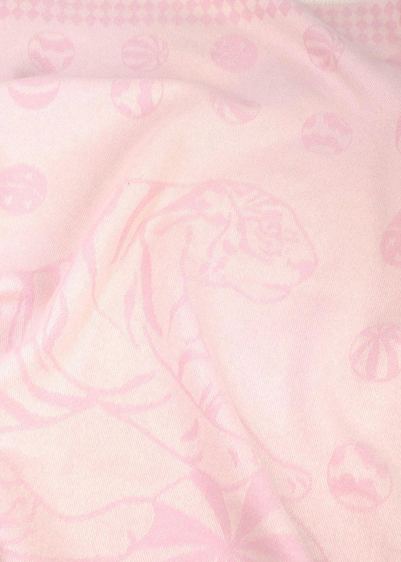 Hermes Pink "Circus Burnou" Cashmere Baby Blanket