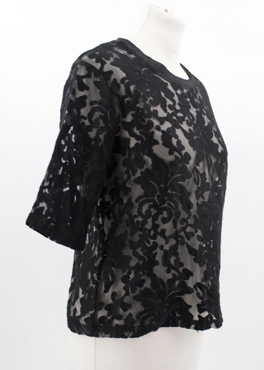 Clover Canyon Black Lace Top