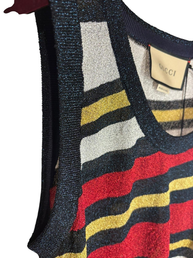 Gucci Metallic Knit Top