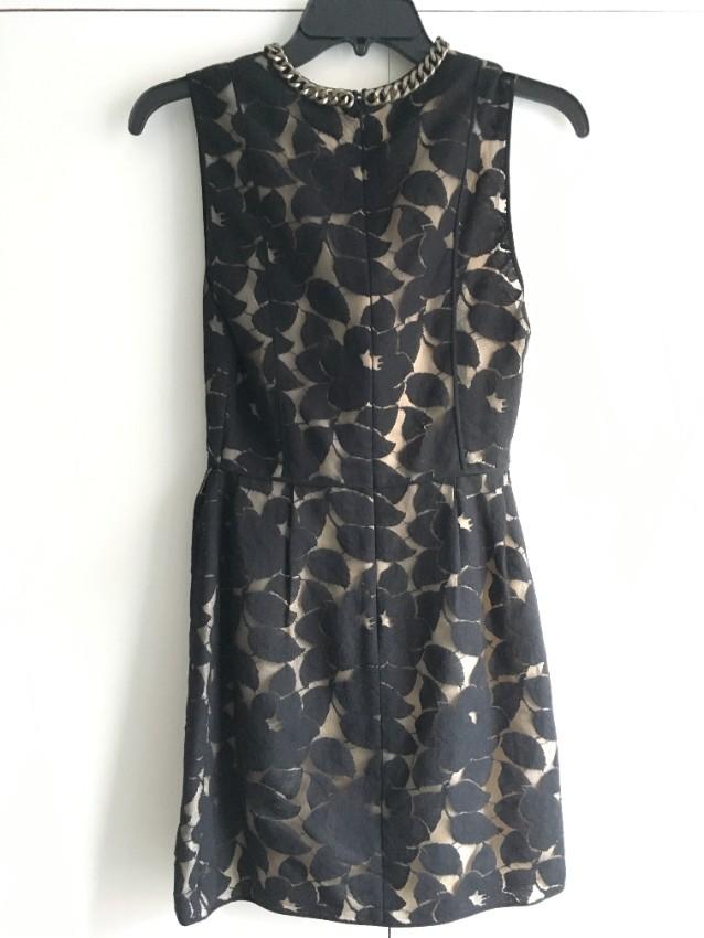 3.1 Philip Lim Nude/Black Floral Mini Dress