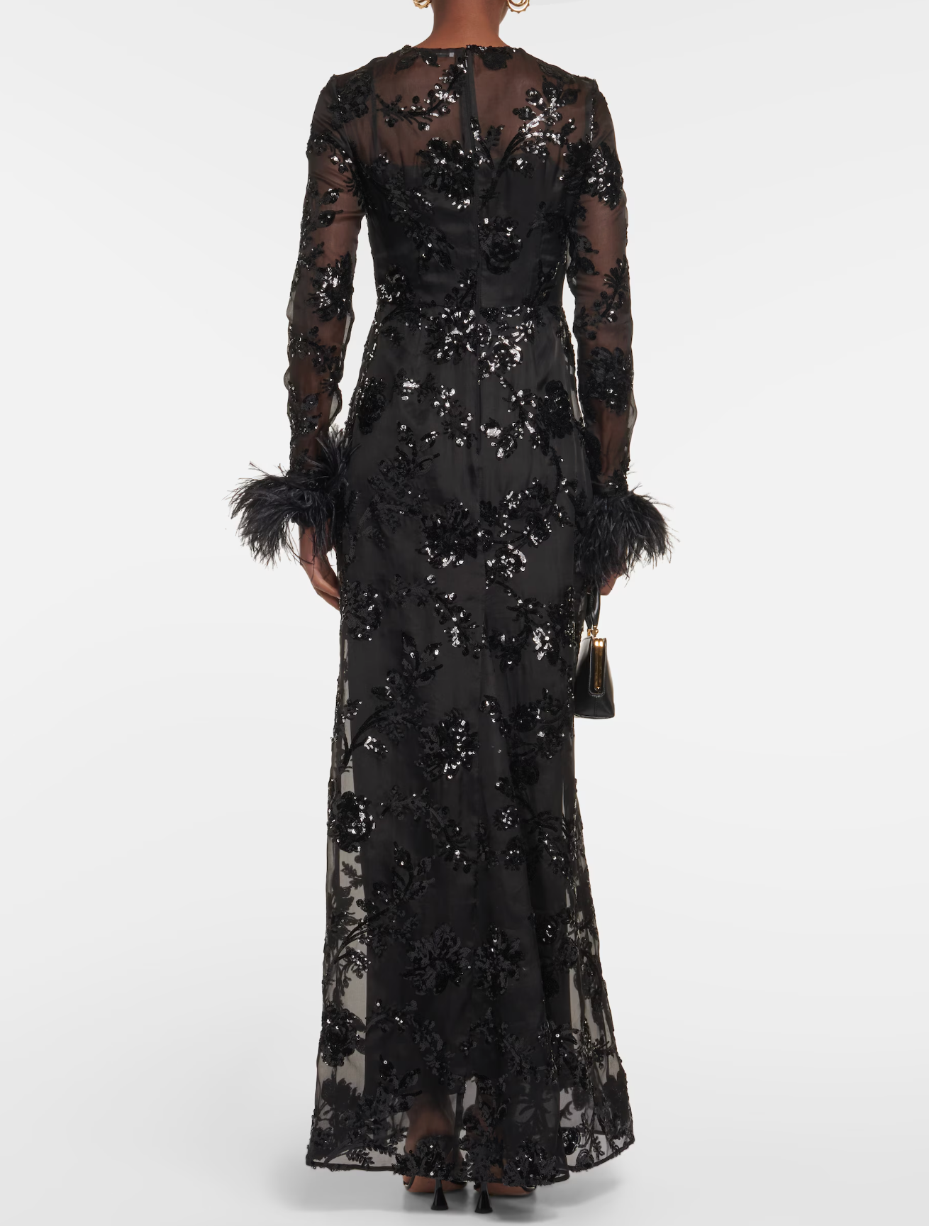 Erdem Malvina Embellished Silk Gown