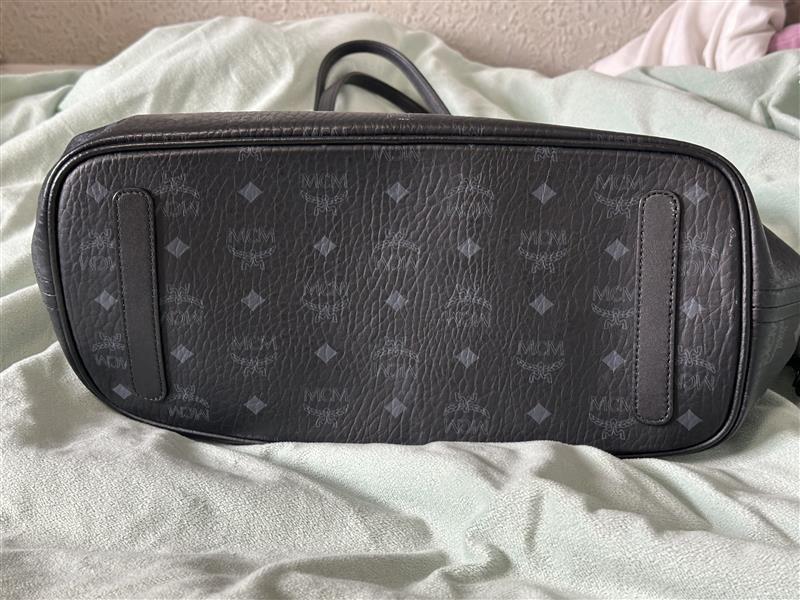 MCM  Black Nappa Leather Tote