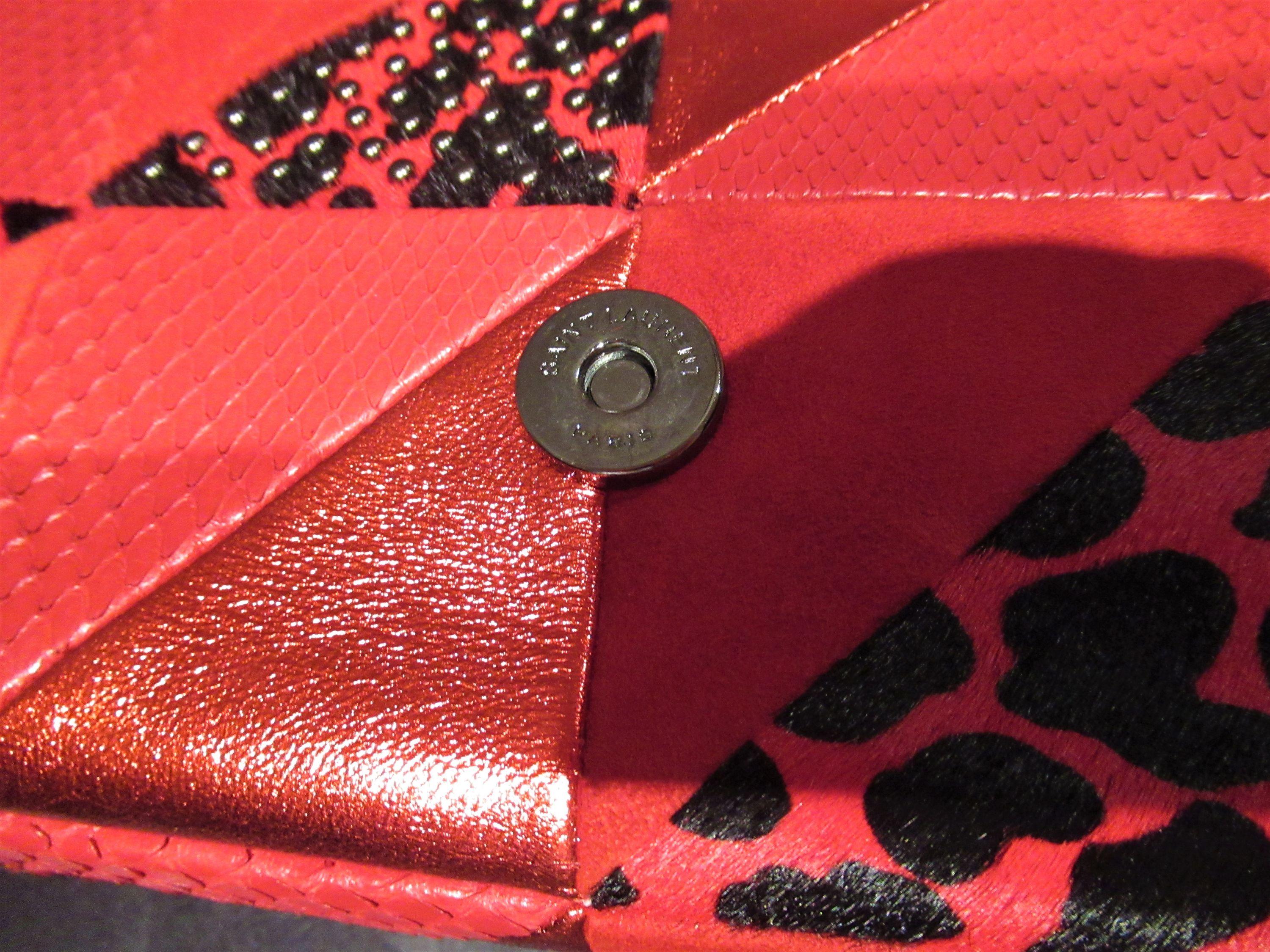 Red Mix & Match Jamie Patchwork Bag