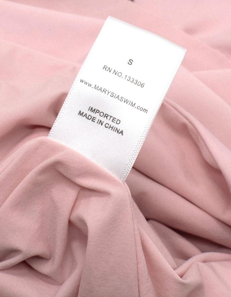 Marysia Pink Ruffle Swimsuit