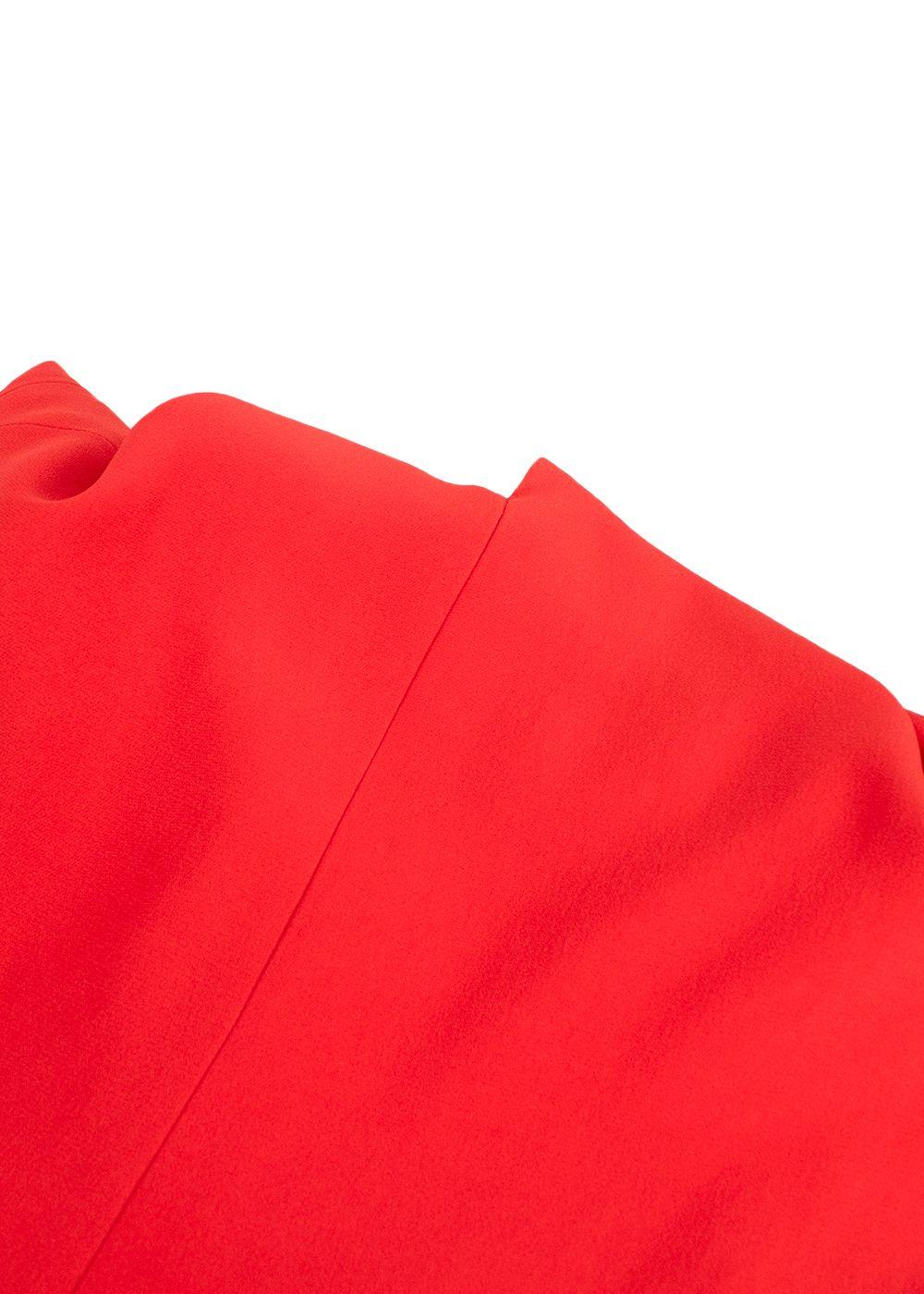 Alexander McQueen Orange Cross Back Gown