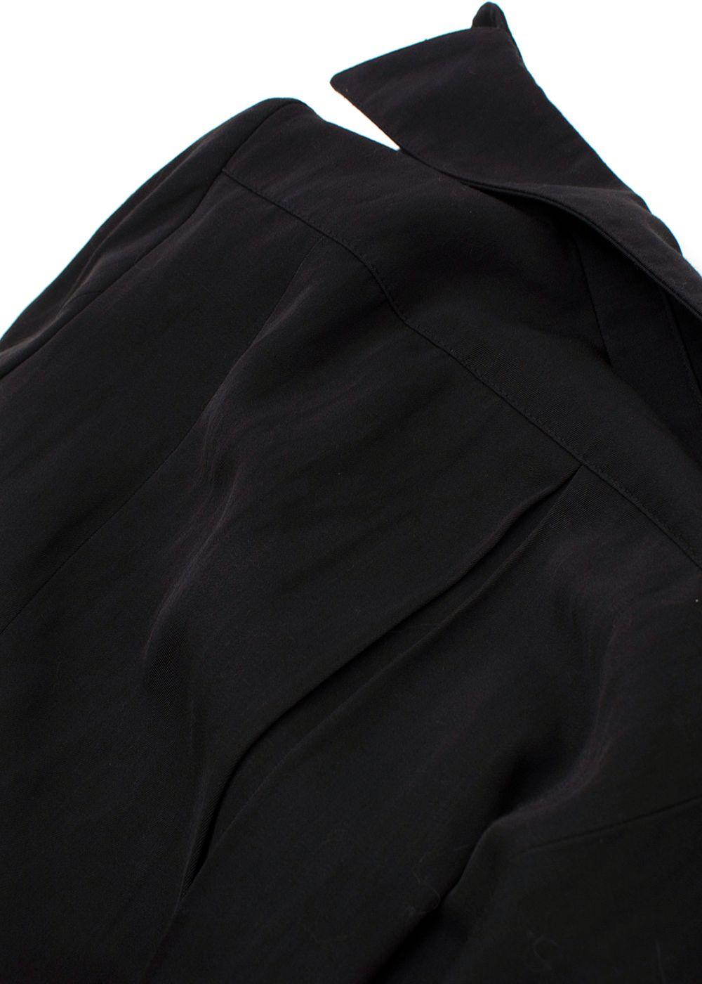 Lanvin Black Single Breasted Wool Blend Jacket