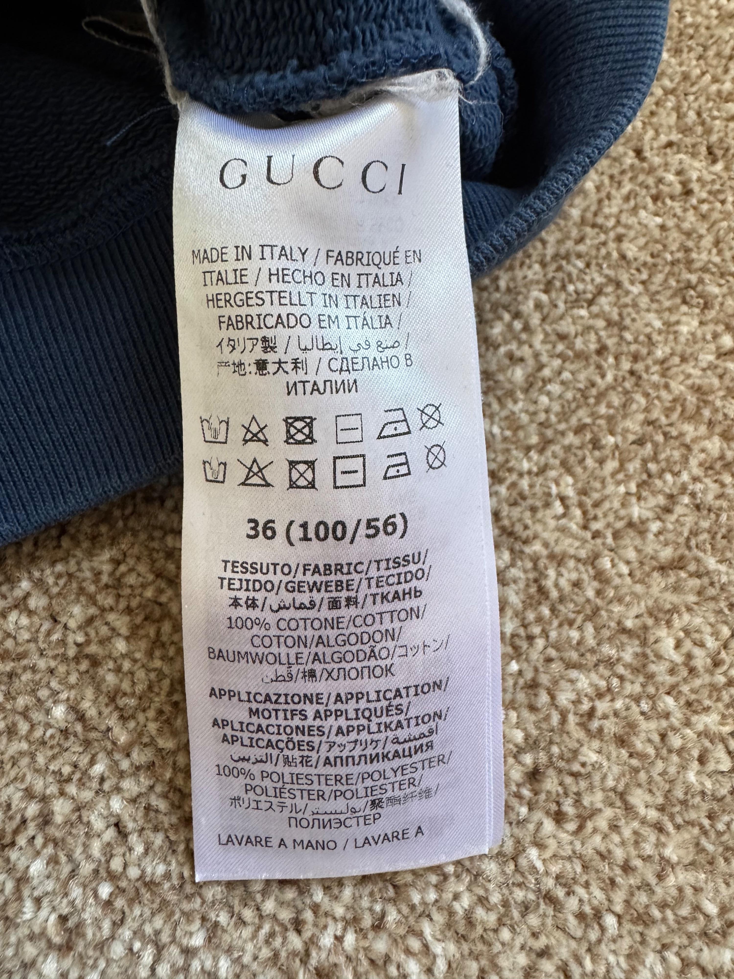 Gucci Boy's Blue Sweatshirt 3 yrs
