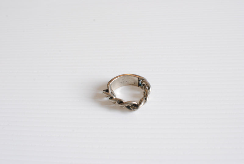 Gucci Silver Chain Link Ring