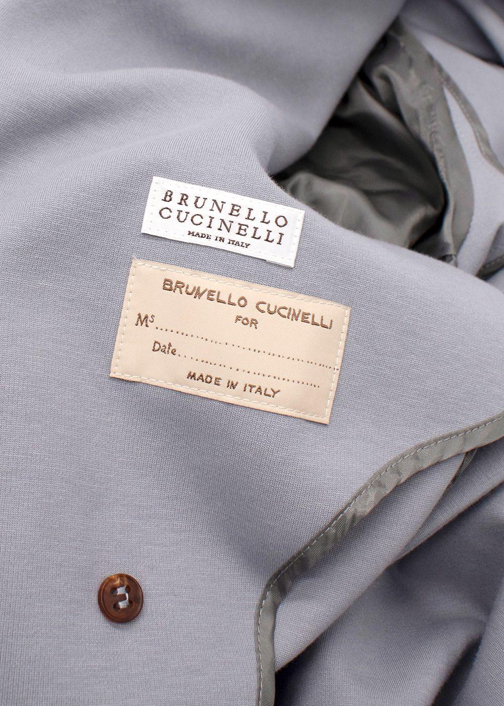 Brunello Cucinelli Grey Blazer and Trouser Two Piece Suit
