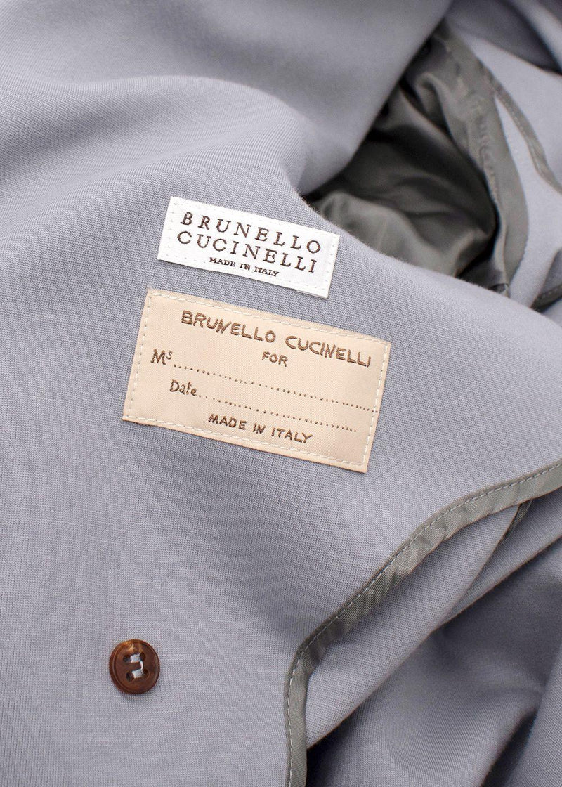 Brunello Cucinelli Grey Blazer and Trouser Two Piece Suit