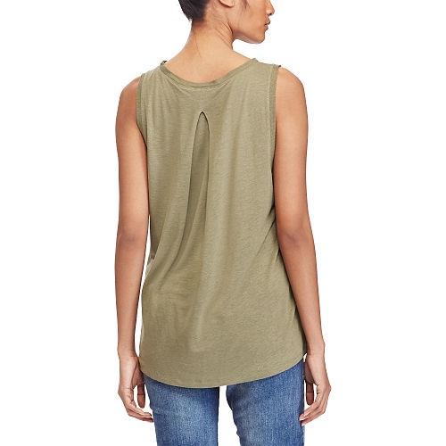 Polo Ralph Lauren Khaki Sleeveless Top