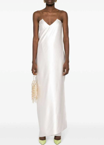 Magda Butrym  Silk Crepe Maxi Dress
