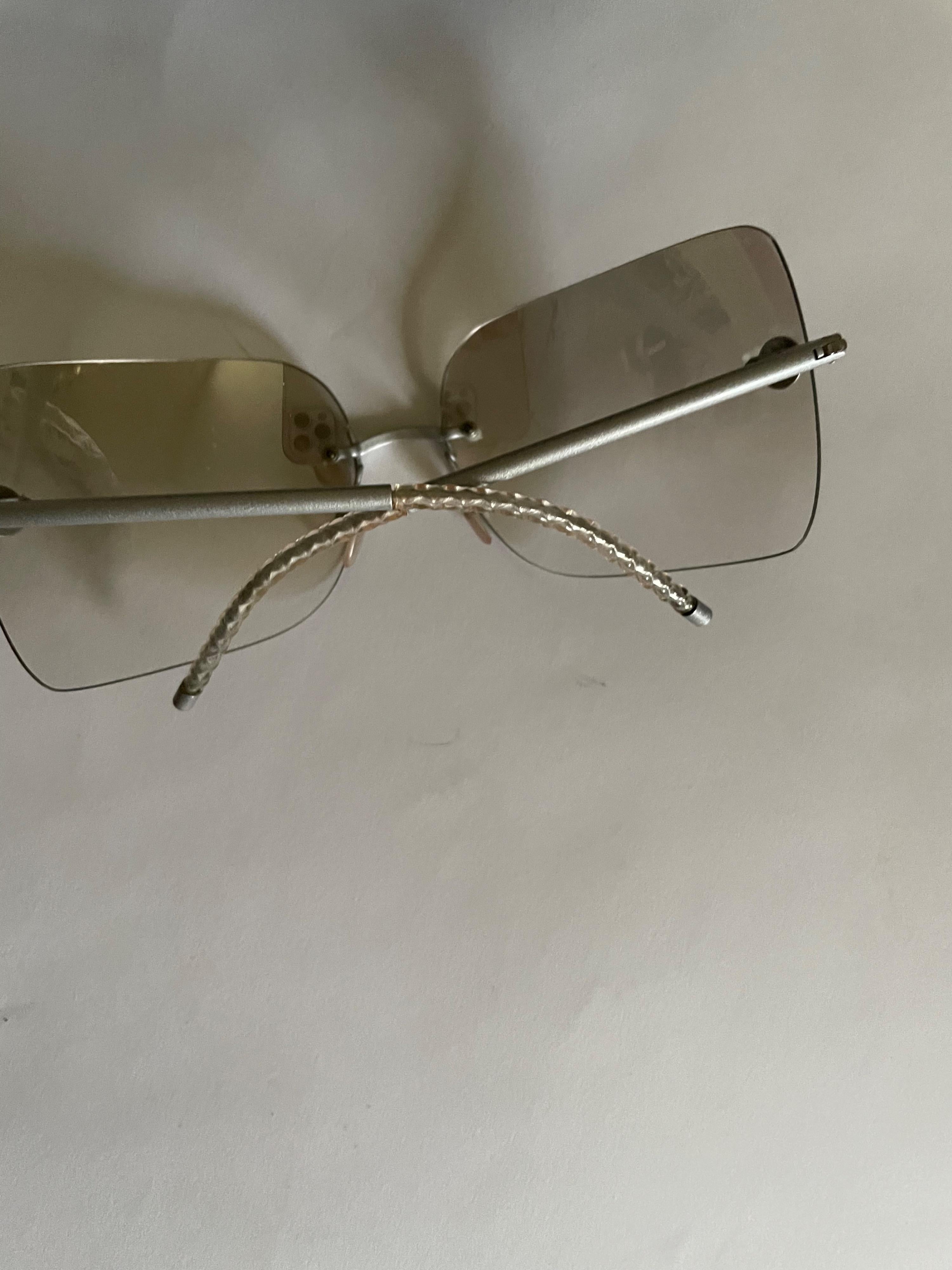 Vintage square gradient lens sunglasses