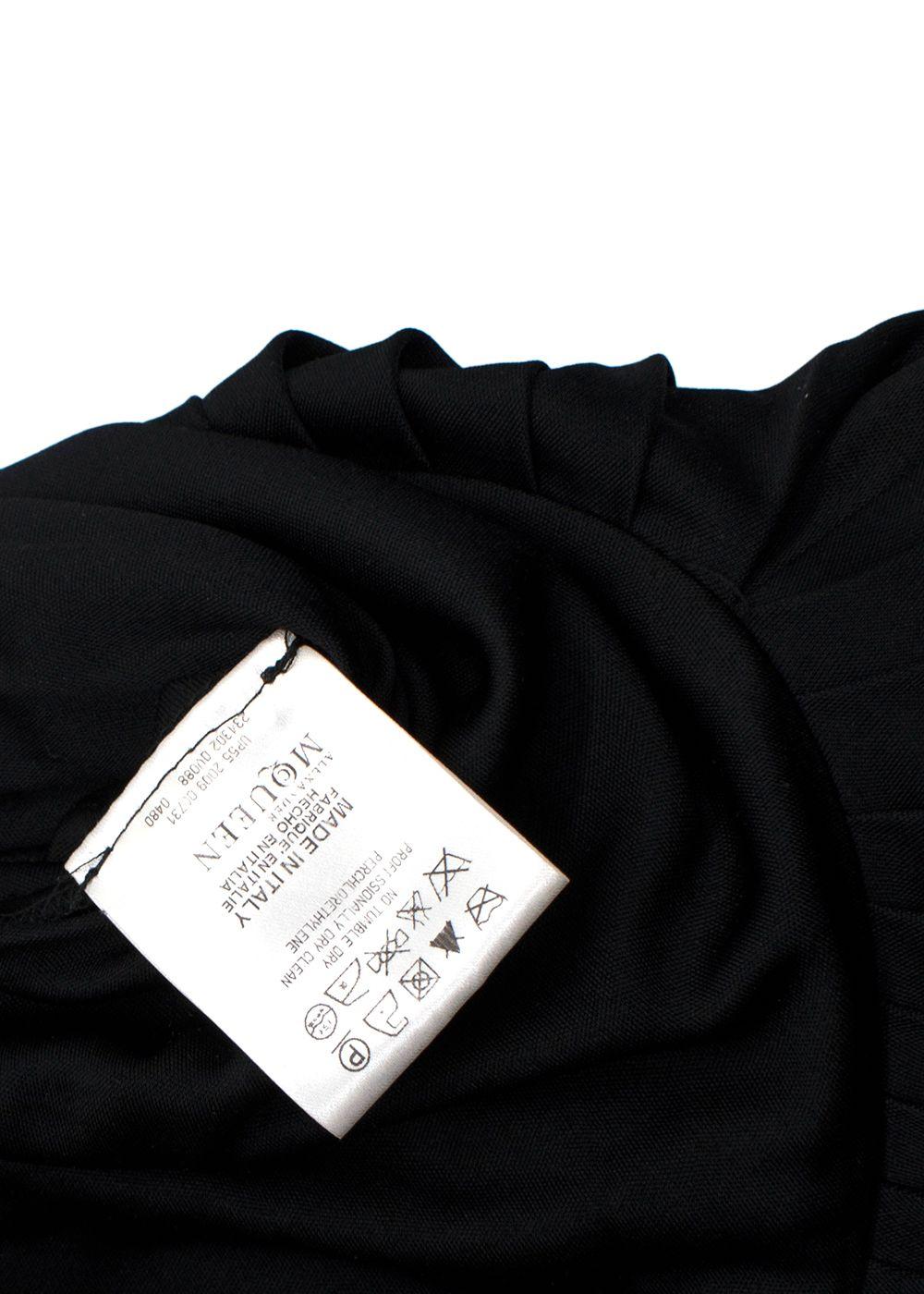 Alexander McQueen Black Silk Blend Harem Pants