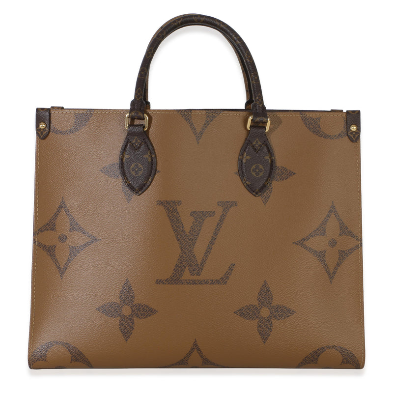 Louis Vuitton Coated Canvas Monogram Reverse  Onthego MM