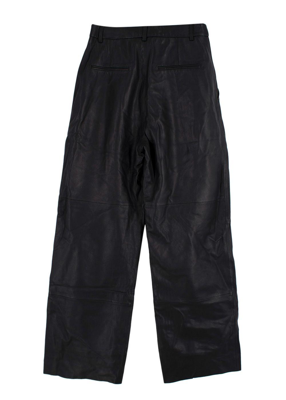 Reformation Veda Cynthia Leather Trousers