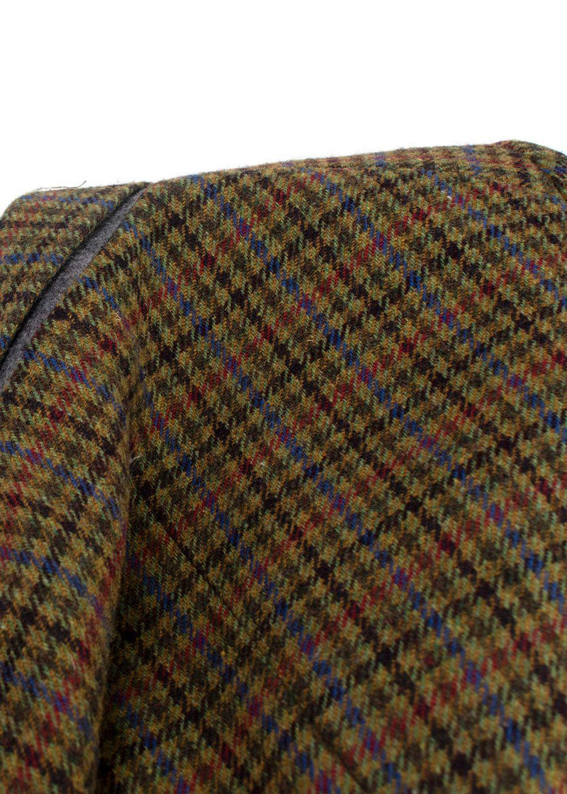 Veronica Beard Brown Houndstooth Woollen Blazer