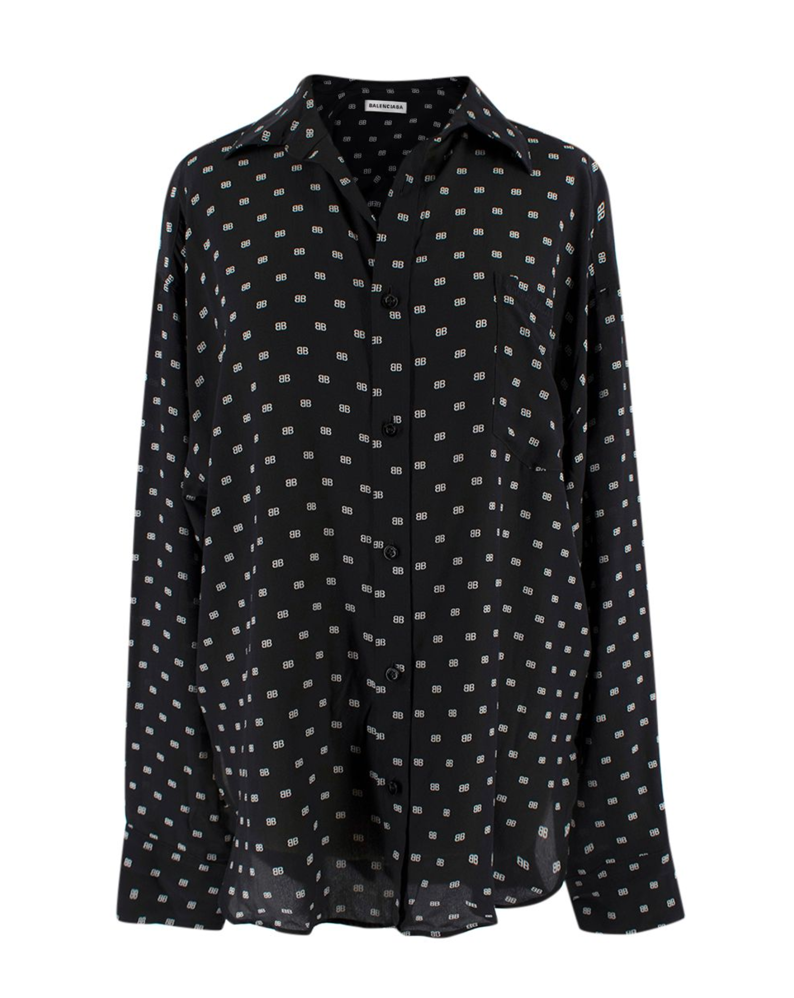 Balenciaga Black Monogram Shirt