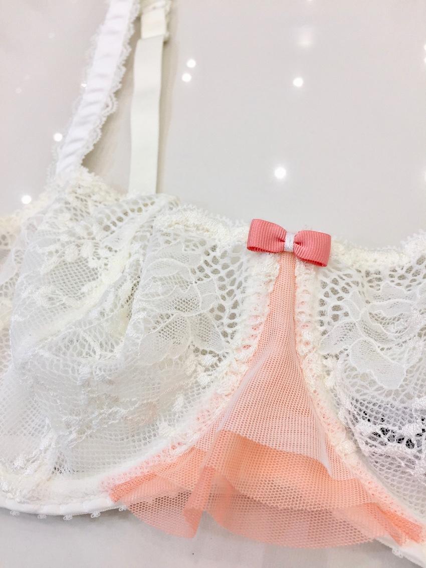 Aubade Swan Lace Underwired Bra & Tanga Set