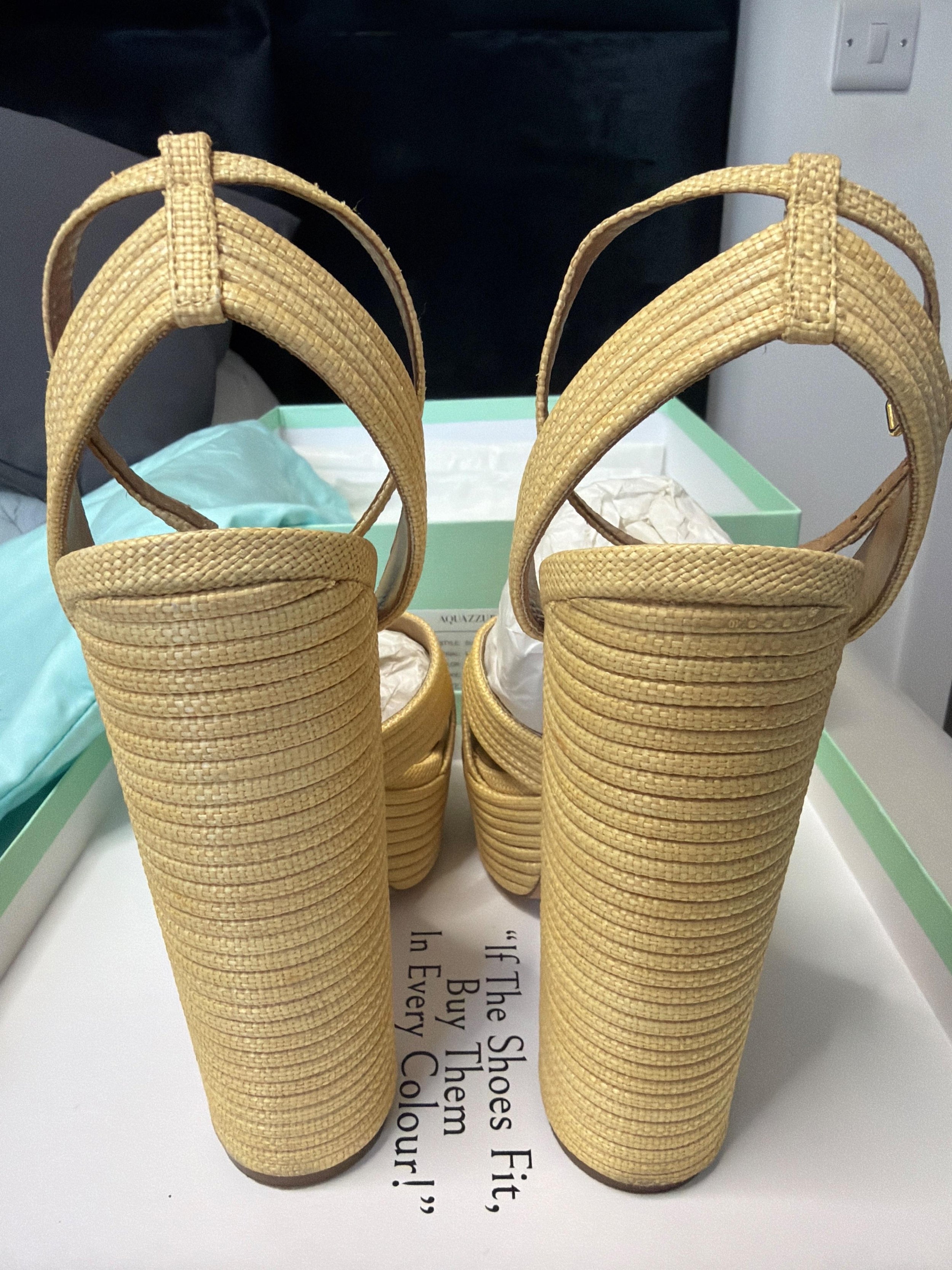 Aquazzura Sundance Plateau 140 Sandals
