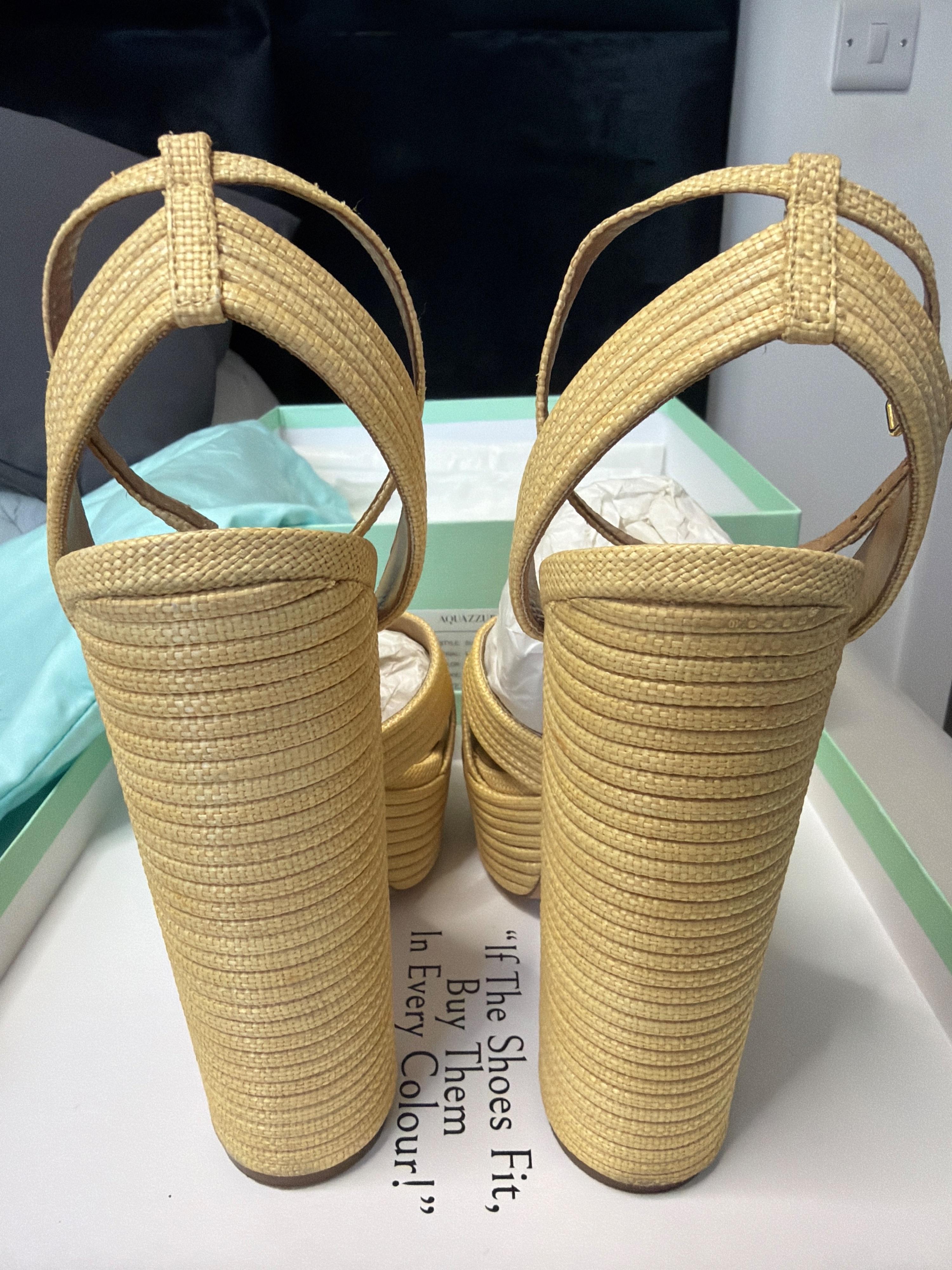 Aquazzura Sundance Plateau 140 Sandals