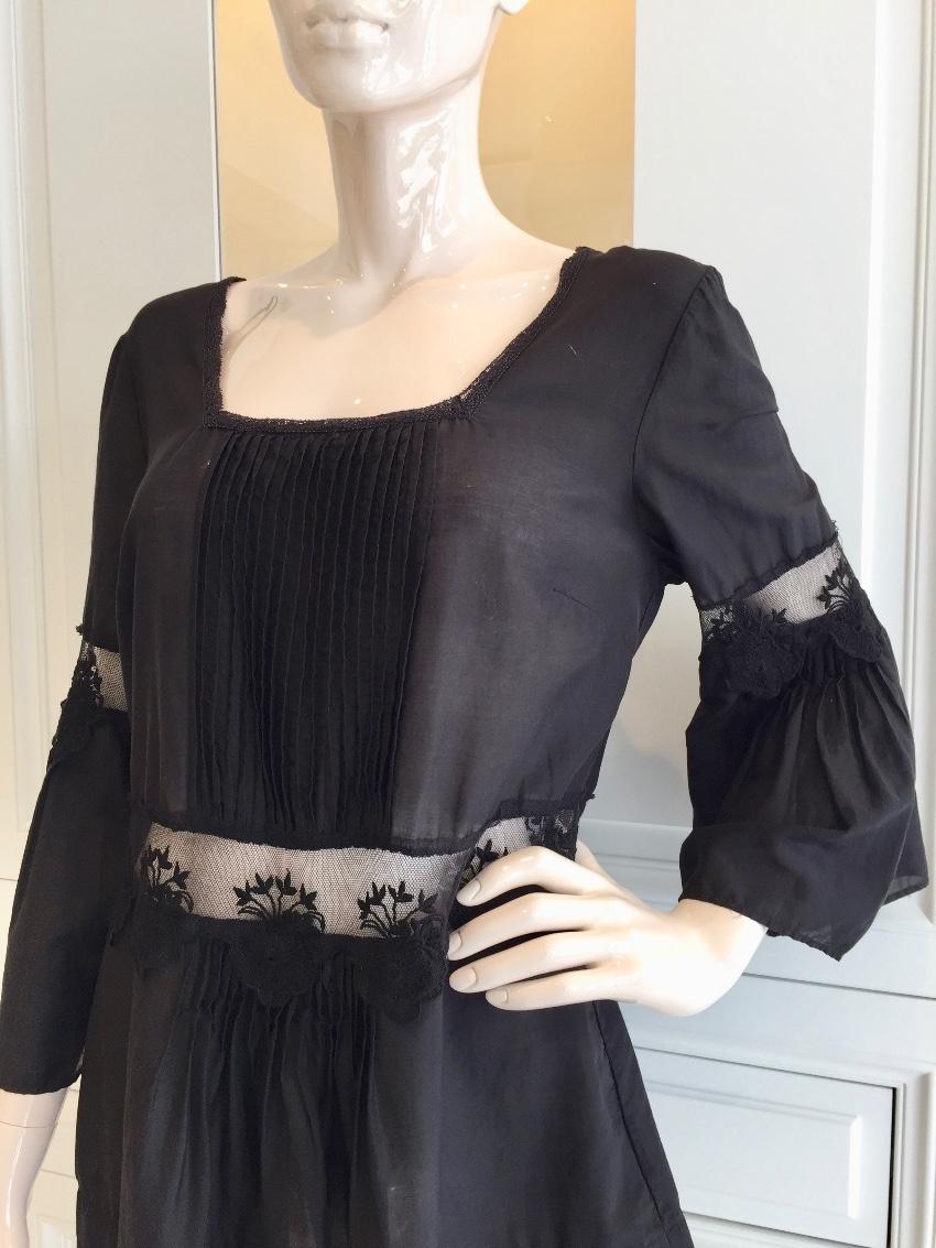 Blumarine Black Silk Tunic