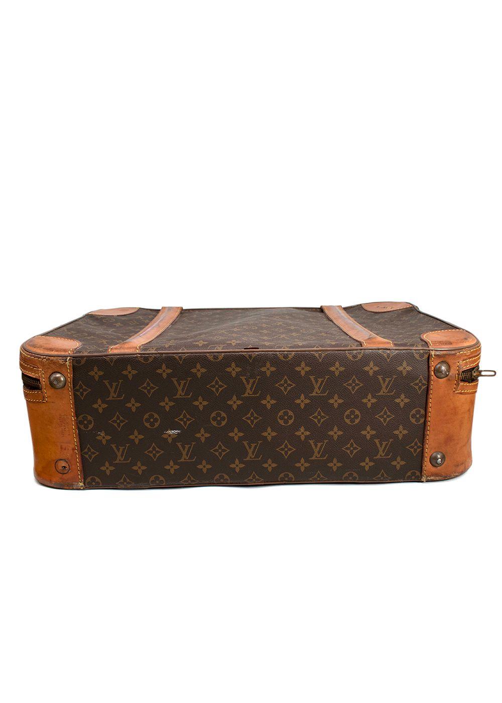 Louis Vuitton Vintage Brown Monogram Stratos Suitcase