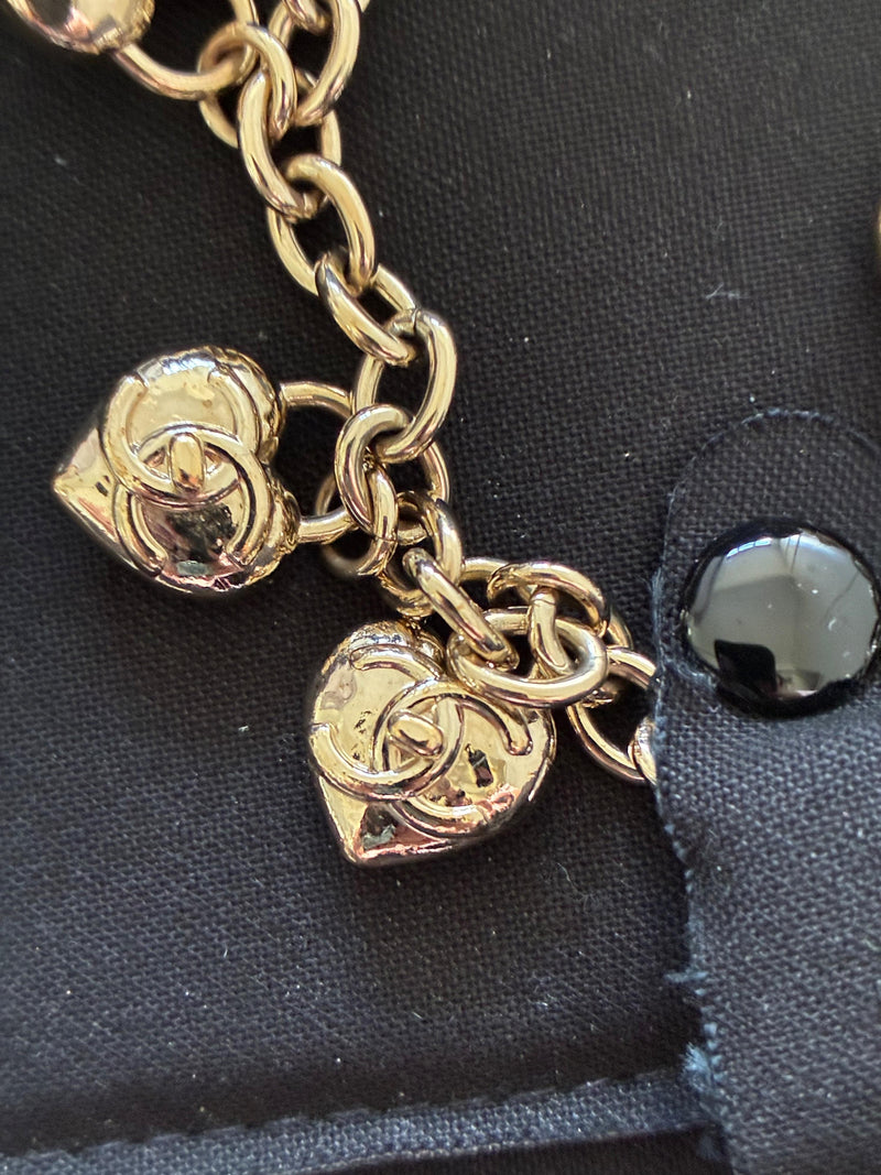 Chanel CC Lock Charm Bracelet