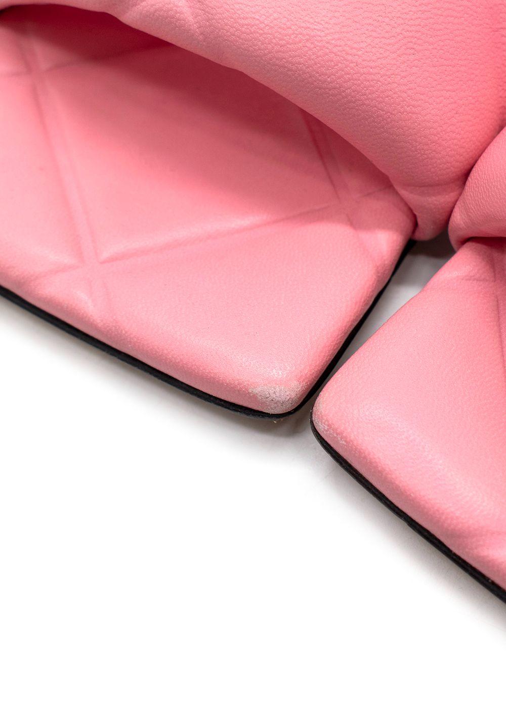 Bottega Veneta Pink Lido Flat Sandals