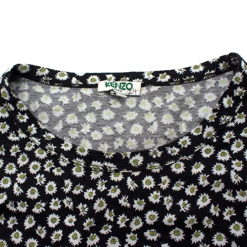 Kenzo Daisy Print T-shirt Dress