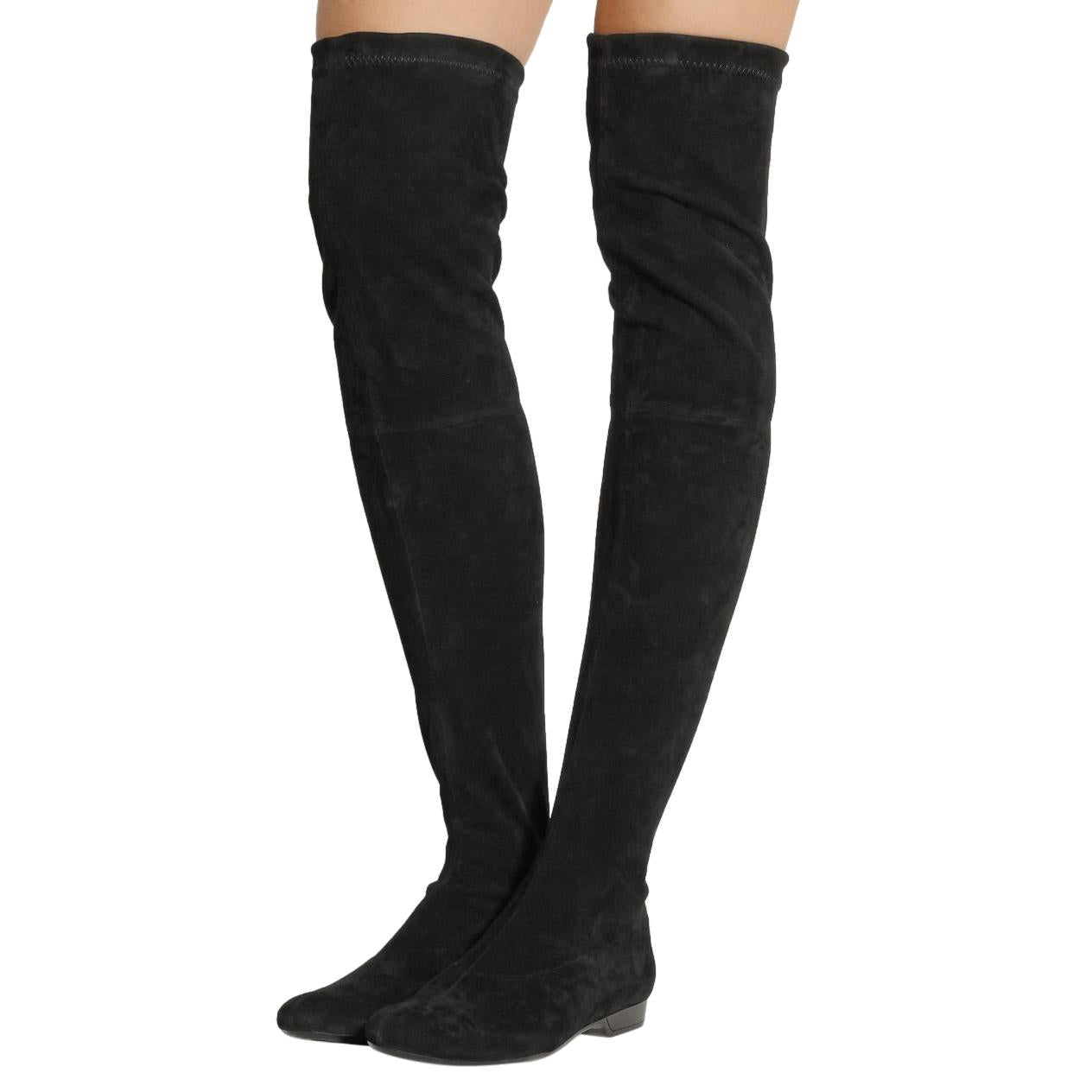 Robert Clergerie Black Suede OTK Fetej Boots