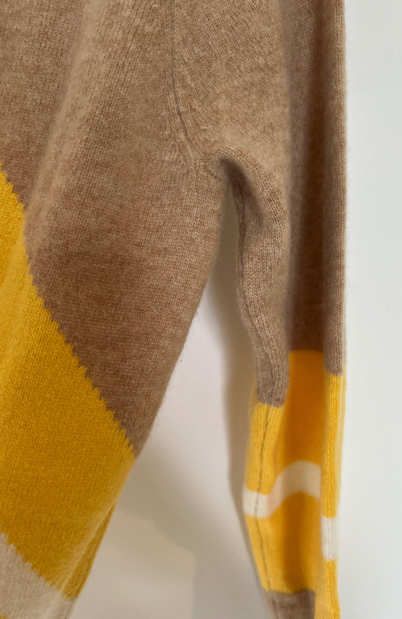 Madeline Thompson Chevron Cashmere Jumper