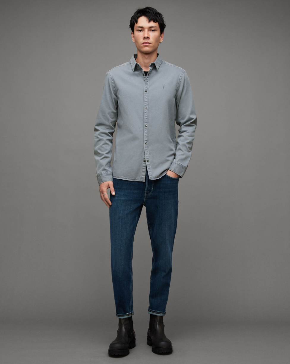 All Saints Staveley Ramskull Embroidered Shirt