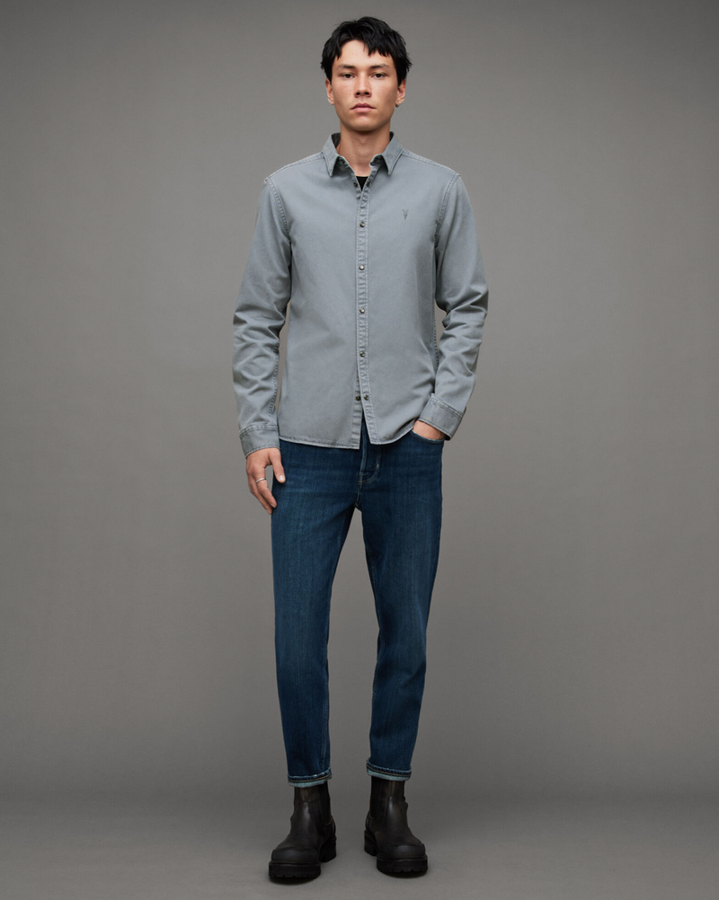 All Saints Staveley Ramskull Embroidered Shirt