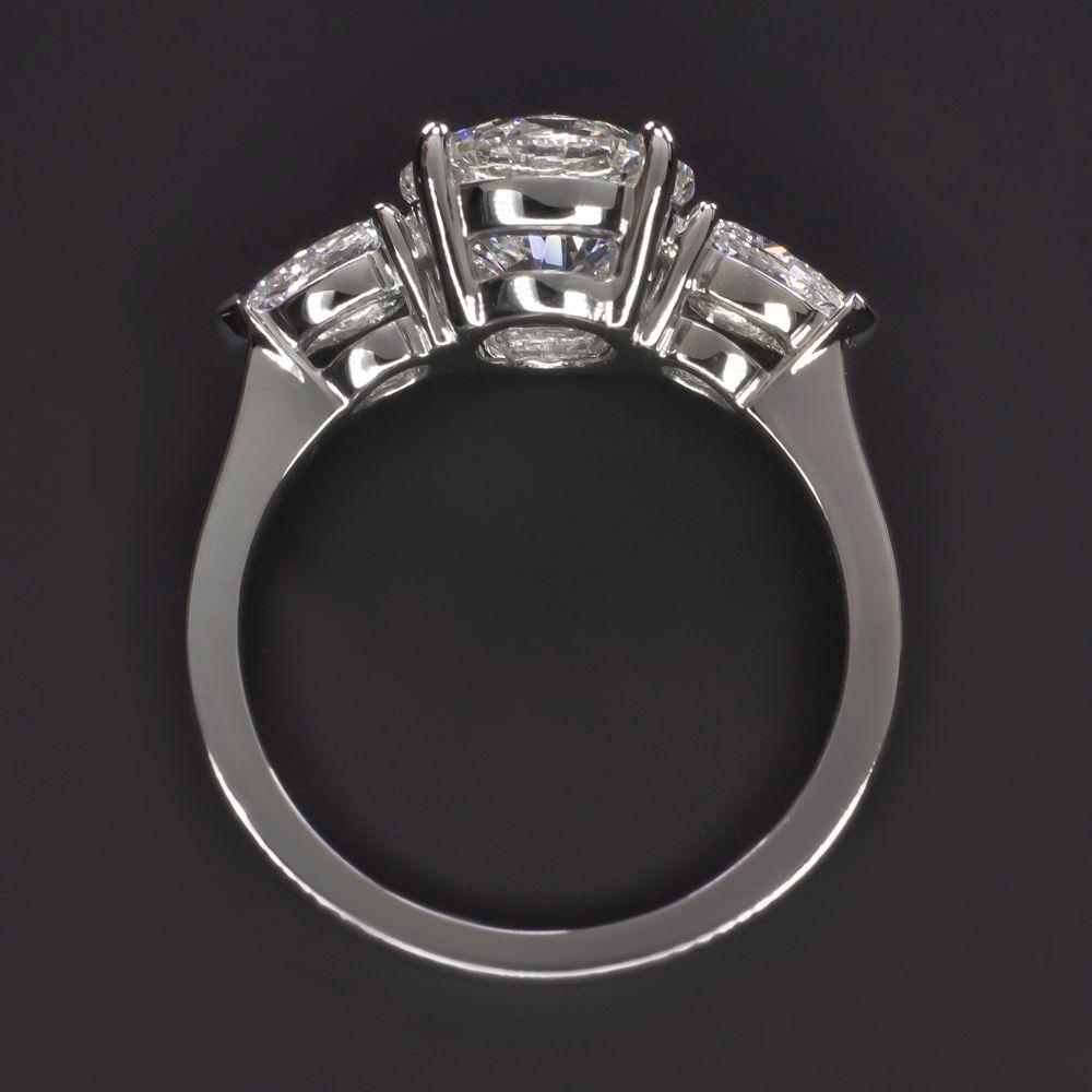 Verde 2ct IGI Certified Lab-grown Round Cut Diamond Ring