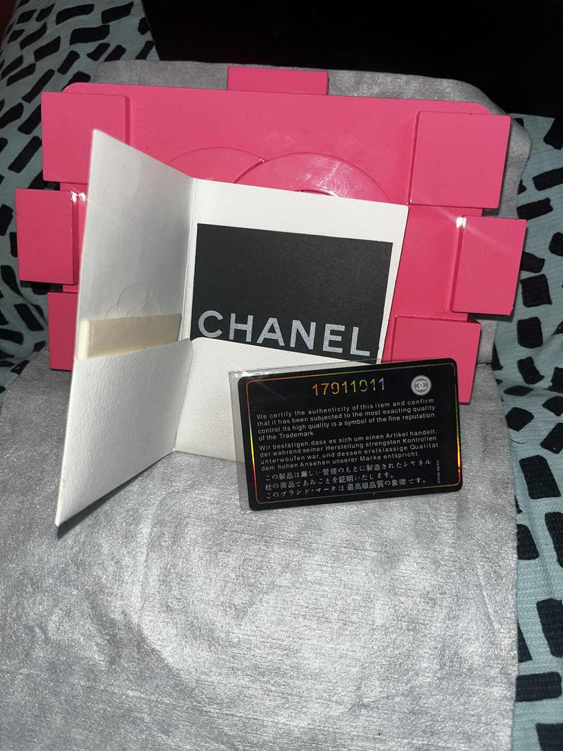 Chanel Pink Acrylic Lego Clutch on Chain