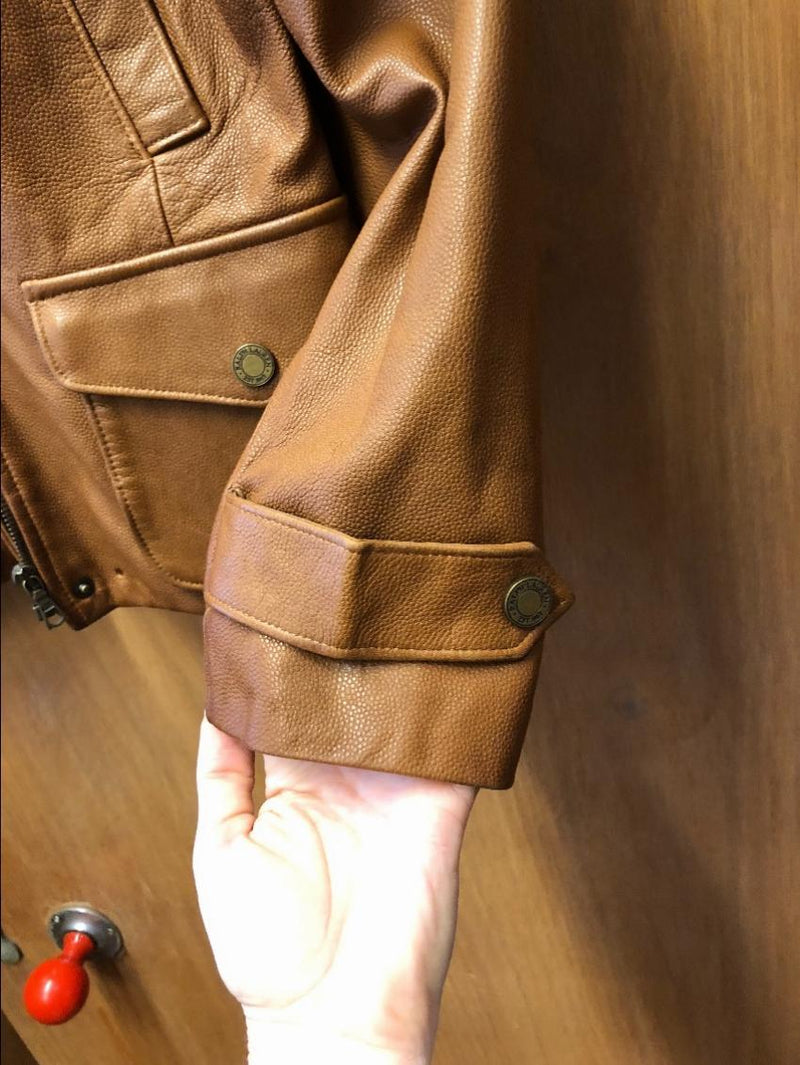 Ralph Lauren Tan Leather jacket