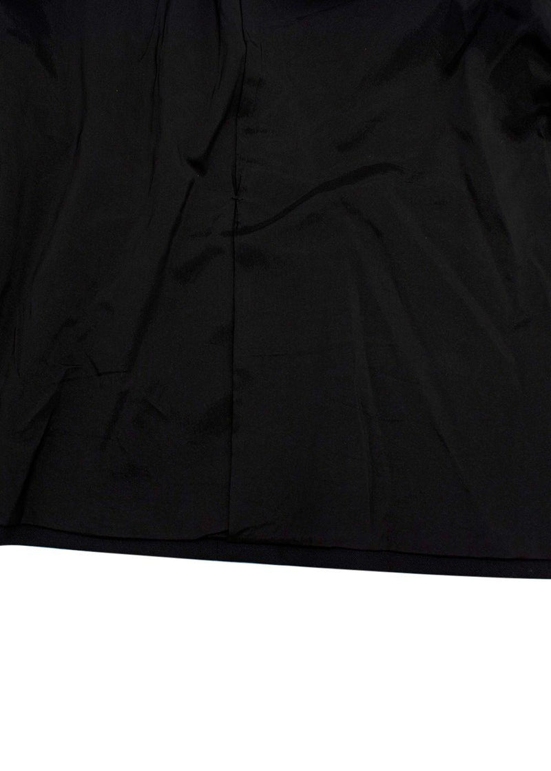 Jil Sander Black Single Breasted Wool Blend Blazer
