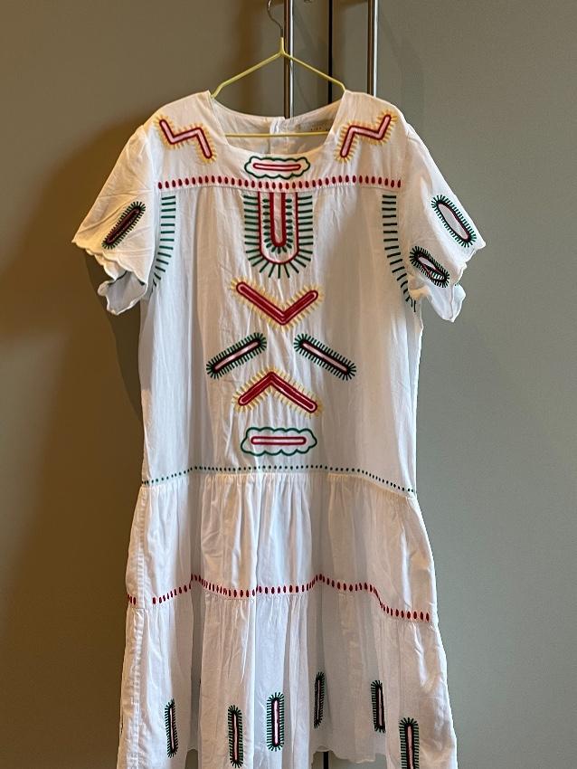 Stella McCartney Kids 12Y White Embroidered Dress