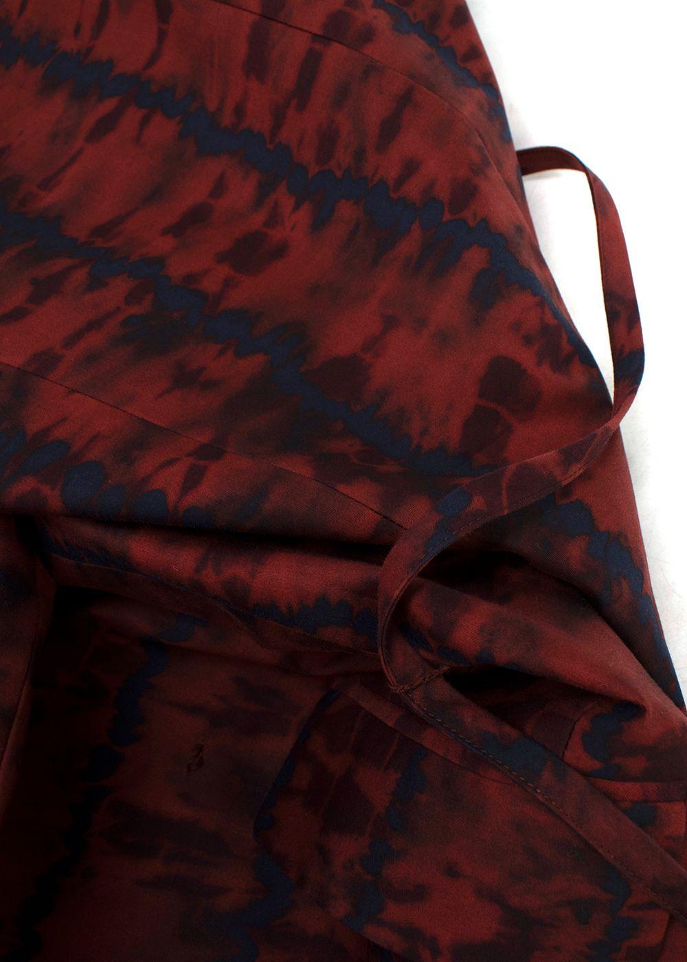 Altuzarra Hattson belted tie-dyed cotton-blend blazer
