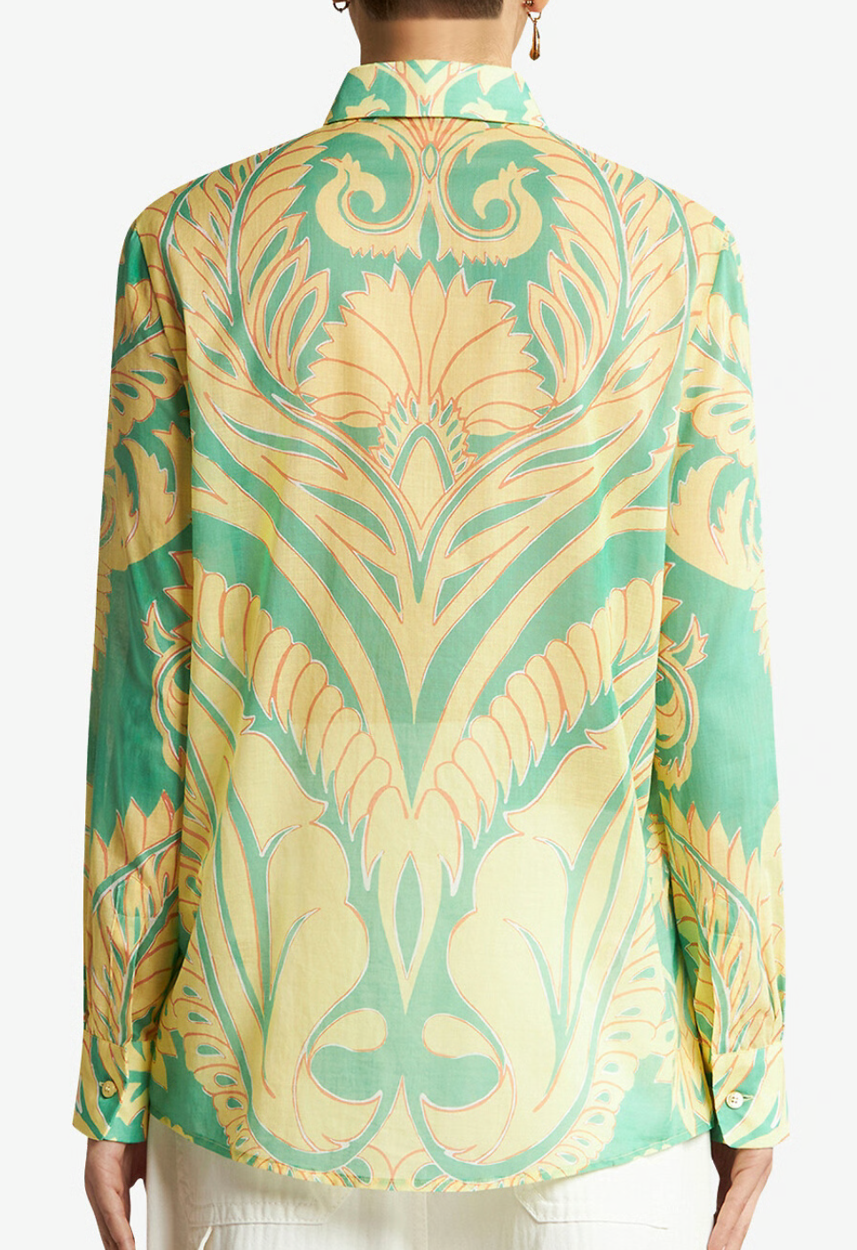 Etro  Abstract-Print Cotton Shirt
